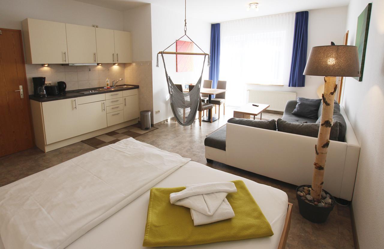 Gruenblau Relax Pension & Apartments Rostock Ngoại thất bức ảnh
